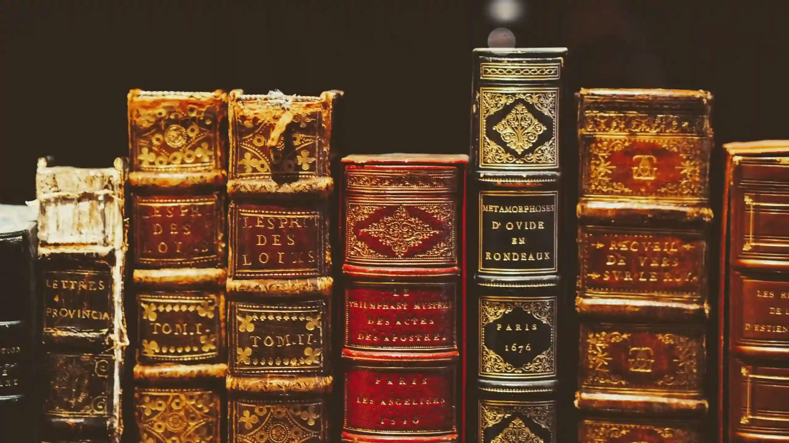 Selection of some old books