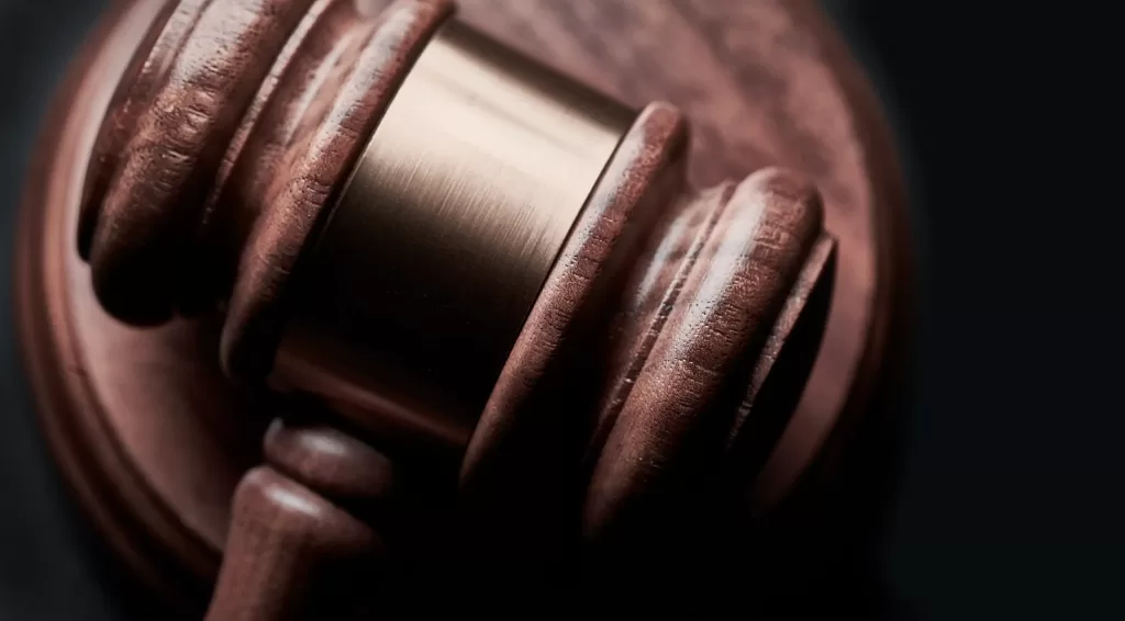 Close up photo of a gavel