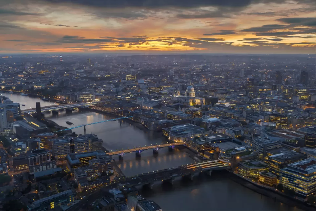 View of London from The Shard